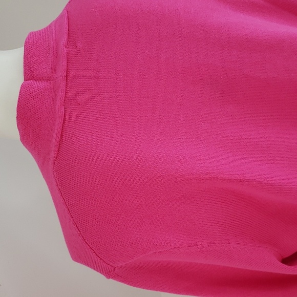 JUDE CONNALLY PRISCILLA SWEATER PIMA COTTON Hot Pink, Size XS NWT - Picture 7 of 16